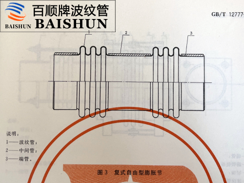 復(fù)式拉桿波紋補(bǔ)償器結(jié)構(gòu)